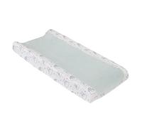 Disney Winnie The Pooh Hello Sunshine - Funda para cambiador contorneada súper suave con panel central de forro polar aguamarina, aguamarina, gris, blanco