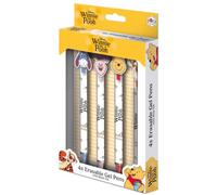 Disney Winnie The Pooh (Hunny), 4 bolígrafos de gel borrables, con licencia oficial
