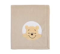 Disney Winnie The Pooh Hunny & Me - Grey & Marigold Super Soft Baby Blanket, Grey, Marigold