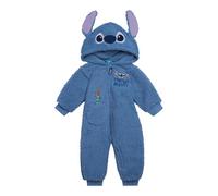 Disney Winnie the Pooh Mickey Mouse Lilo & Stitch Jack Skellington Monsters Inc - Overol con cremallera para bebé recién nacido a bebé, Azul, puntada, 24 Months