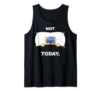 Disney Winnie the Pooh "Not Today" Funny Staying in Bed Camiseta sin Mangas