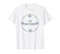 Disney Winnie the Pooh Oh Bother Cross Stitch Style Camiseta