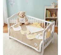 Disney Winnie the Pooh - Pack de 70 x 70 cm + manta 75 x 100 cm + juego de 5 baberos - Disney Winnie the Pooh