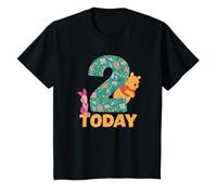 Disney Winnie the Pooh & Piglet Birthday 2 Years Old Today Camiseta