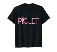 Disney Winnie the Pooh Piglet Classic Lettering Camiseta