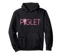 Disney Winnie The Pooh Piglet Classic Lettering Sudadera con Capucha