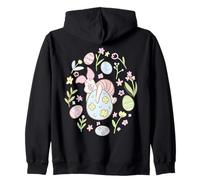 Disney Winnie the Pooh Piglet Easter Egg Pastel Spring Icons Sudadera con Capucha