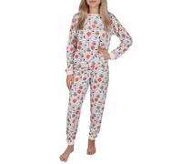 Disney Winnie The Pooh Pijama de Dos Piezas para Mujer, Pijama con Pantalones Largos, Manga Larga (FR/ES, Letras, S, Regular, Regular, Winnie The Pooh)