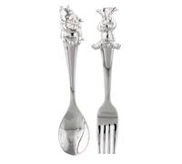 Disney Winnie The Pooh Silverplated Fork & Spoon Set