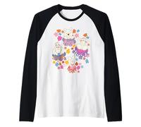 Disney Winnie the Pooh Spring Easter Friendly Flower Faces Camiseta Manga Raglan