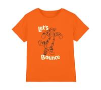 Disney Winnie The Pooh Tigger Let's Bounce Camiseta Infantil, Naranja, 3-4Y