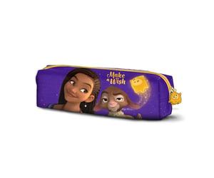 Disney Wish: El Poder De Los Deseos Star-Estuche Portatodo Cuadrado, Lila, 21 x 7 cm