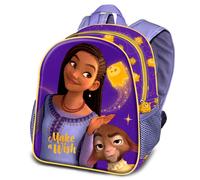 Disney Mochila 3D Disney Wish: El Poder de los Deseos Star – pequeña lila 26 x 31 cm 8,5 L