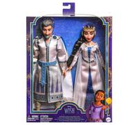 Disney Wish King Magnifico & Reina Amaya 2 Muñeca Paquete Juego Moda Muñecos
