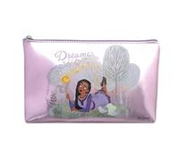 Disney Wish - Estuche de Aseo Plano - Ideal para cosméticos y Maquillaje - Producto Oficial Disney