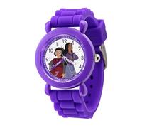 DISNEY Wish - Reloj analógico para niños para profesores, reloj para niños, Púrpura, Silicona de plástico, Púrpura, Silicona de plástico