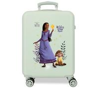 Trolley disney abs suitcase 55cm.4w wishes come true menta verde Talla única
