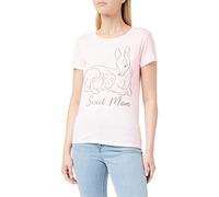 Disney Wodbambts014 Camiseta, Rosa, M para Mujer