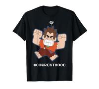 Disney Wreck It Ralph 2 #Current Mood Camiseta, Hombre, Negro, S