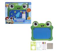 Disney y Pixar Toy Story 5 Glow Lilypad, Tableta de Dibujo borrable con luz, Pizarra Luminosa con rotuladores neón y Plantillas, Juguete para niños a Partir de 3 años