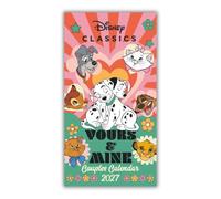 Disney Yours & Mine 2027 Slim Calendar
