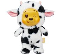 Disney YUYUS - Peluche de Vaca de Winnie The Pooh - Figura Coleccionable con Cara de Vinilo, Peluche Suave Disney en Caja táctil, Juguete de Peluche Stitch para niños y Fans, 28 cm
