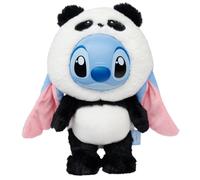 Disney YUYUS Stitch Panda - Peluche Coleccionable con Cara de Vinilo, Peluche Suave de Disney en Caja táctil, Juguete de Peluche Stitch para niños y Fans, 28 cm