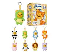 Disney YuYus Winnie The Pooh Wave 2 - Colgantes de Peluche de Vinilo con 9 diseños de Animales como Panda o león, diseño de muñeco Coleccionable al Azar de 12 cm para niños y Fans
