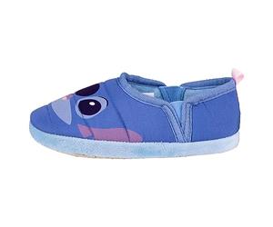 Disney Zapatillas de Andar por Casa de Stitch - Color Azul - Talla 36-37 - Ajuste Elástico - Zapatillas Infantiles Tipo Francesita de Poliéster - Producto Original Diseñado en España
