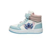 Disney Zapatos Niña, Hermosas Zapatillas Niña, Zapatos Lilo Y Stitch, Blanco 33