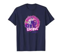 Disney Zombies 3 Seabrook High School Group Shot Camiseta, Hombre, Azul Marino, S