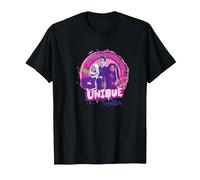 Disney Zombies 3 Seabrook High School Group Shot Camiseta, Hombre, Negro, S