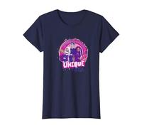 Disney Zombies 3 Seabrook High School Group Shot Camiseta, Mujer, Azul Marino, S