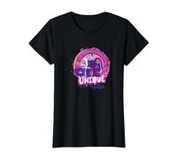 Disney Zombies 3 Seabrook High School Group Shot Camiseta, Mujer, Negro, S