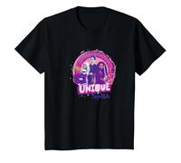 Disney Zombies 3 Seabrook High School Group Shot Camiseta, Niños, Negro, 6 años