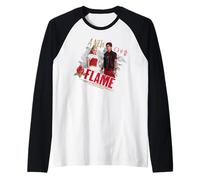 Disney Zombies 4 Nova and Victor A New Flame Official Camiseta Manga Raglan