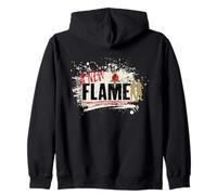 Disney Zombies 4 Nova & Victor A New Flame Silhouette Sudadera con Capucha
