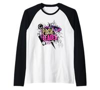 Disney Zombies 4 Willa Pack Leader Werewolf Paw Symbol Camiseta Manga Raglan