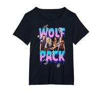 Disney Zombies Wolf Pack Group Poster Camiseta, Mujer tallas grandes, Negro, 4XL Grande