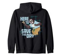 Disney Zootopia 2 Flash Sloth "Here to Save the Day" Funny Sudadera con Capucha