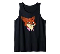 Disney Zootopia 2 Nick Wilde Big Face Halloween Costume Camiseta sin Mangas