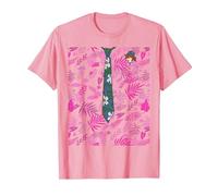 Disney Zootopia 2 Nick Wilde Shirt and Tie Halloween Costume Camiseta, Hombre, Rosado, M