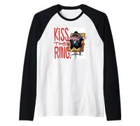 Disney Zootopia Mr. Big Kiss The Ring Funny Quote Camiseta Manga Raglan
