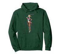 Disney Zootropolis 2 Gazelle Burning Mammal Festival Concert Sudadera con Capucha, Unisex para adultos, Verde Bosque, S