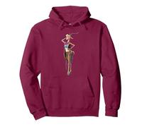 Disney Zootropolis 2 Gazelle Burning Mammal Festival Concert Sudadera con Capucha, Unisex para adultos, Granate, S