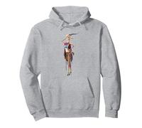 Disney Zootropolis 2 Gazelle Burning Mammal Festival Concert Sudadera con Capucha, Unisex para adultos, Gris Jaspeado, S