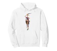 Disney Zootropolis 2 Gazelle Burning Mammal Festival Concert Sudadera con Capucha, Unisex para adultos, Blanco, M