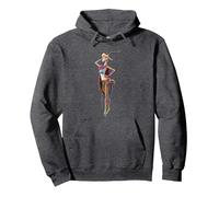 Disney Zootropolis 2 Gazelle Burning Mammal Festival Concert Sudadera con Capucha, Unisex para adultos, Jaspeado Oscuro, S