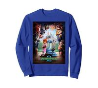 Disney Zootropolis 2 Nick Judy & Gary Surrounded Poster Art Sudadera, Unisex para adultos, Azul Real, XXL