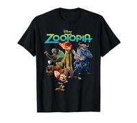 Disney Zootropolis Character Group and Logo Camiseta